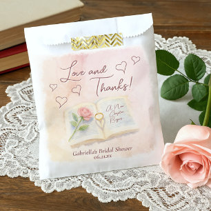 Liebe und Dank Storybook Romance Brautparty Geschenktütchen