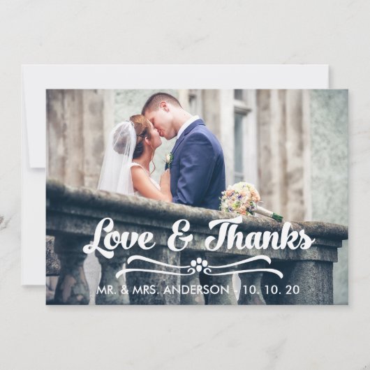 LIEBE UND DANK TYPOGRAPHIE DANKE (Vorderseite)