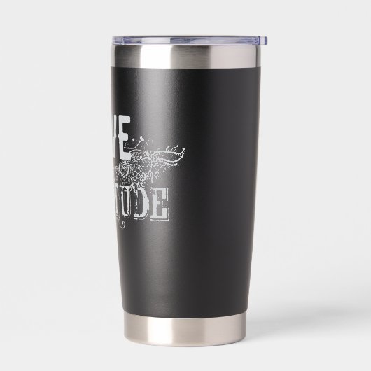 Liebe und Dankbarkeit Reisebecher Thermobecher (Links)