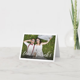 Liebe und danke Foto Hochzeit Dankeschön