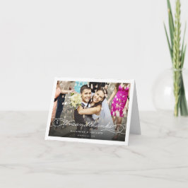 Liebe und danke Foto Hochzeit Dankeschön