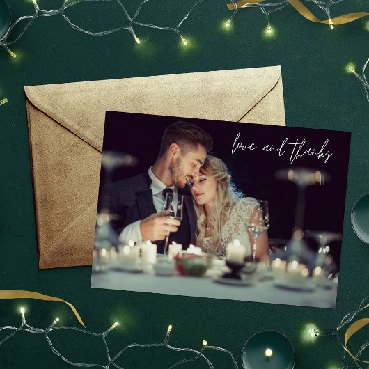 Liebe und danke Foto Wedding Vielen Dank