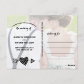 LIEBE UND DANKE POSTCARD POSTKARTE (Rückseite)