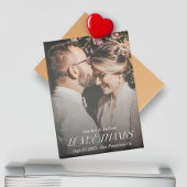 Liebe und Dankeschön für das elegante Script-Weddi Magnet