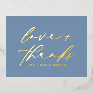 Liebe und Dankeschön-Skript-Foto-Hochzeitsüberlage Folien Feiertagspostkarte