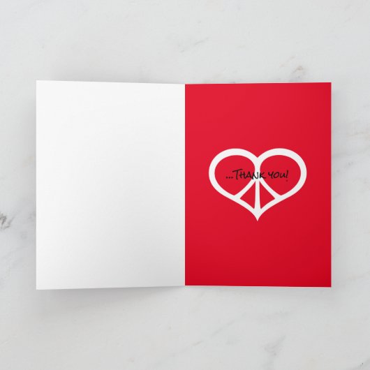 Liebe und dankeskarte (Innenseite)