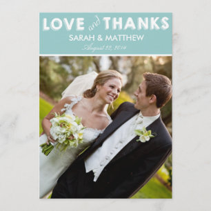 Liebe- und Dankkarten Hochzeit Danke