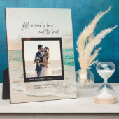 Liebe und das Beach Wedding Foto Fotoplatte (Seite)
