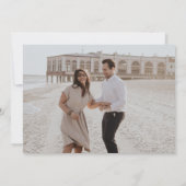 Liebe und das Foto Tropical von Beach Save the Dat Date (Rückseite)