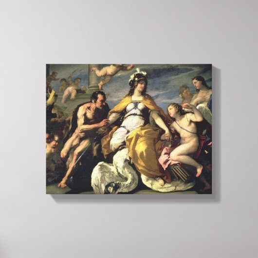 Liebe und das Gesichtsentwaffnungsurteil Leinwanddruck (Vorderseite)