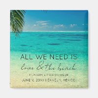 Liebe und die Hochzeit am Strand