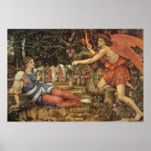 Liebe und die Jungfrau von John Stanhope Poster