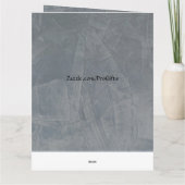 Liebe und ein guter Anwalt, groß Dankeskarte (Rückseite)