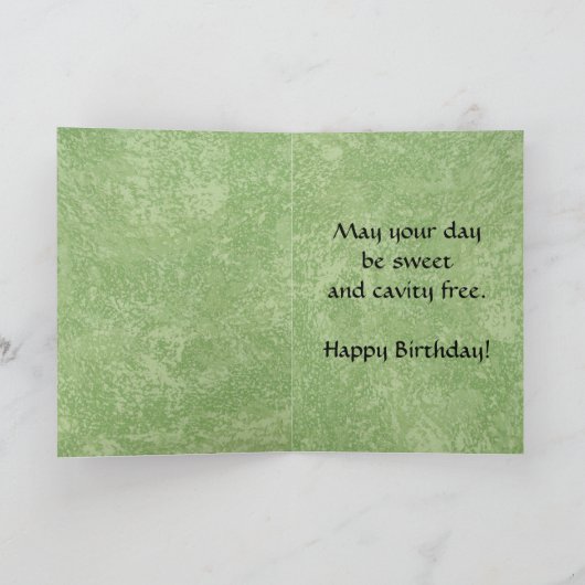 Liebe und ein guter Zahnarzt Karte (Innenseite)