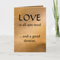 Liebe und ein guter Zahnarzt