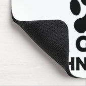 Liebe und ein riesiger Schnauzer Mousepad (Ecke)