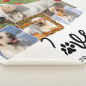 LIEBE und eine DOG Custom 4 Pet Foto Collage Sherpadecke (3/4)