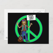 Liebe und Einheit des Friedens Postkarte (Vorne/Hinten)