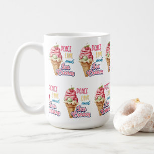 Liebe und Eis Kaffeetasse
