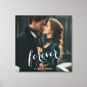 Liebe und Erinnerung 24 Zoll Square Leinwand (Vorderseite)