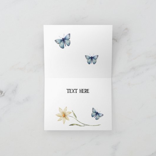 Liebe und Erinnerung Karte (Innenseite)