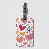 Liebe und Ermächtigung Gepäckanhänger (Vorderseite Vertikal)