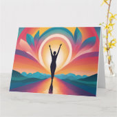 Liebe und Ermächtigung Karte (Gelbe Blume)