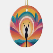 Liebe und Ermächtigung Keramik Ornament (Rechts)