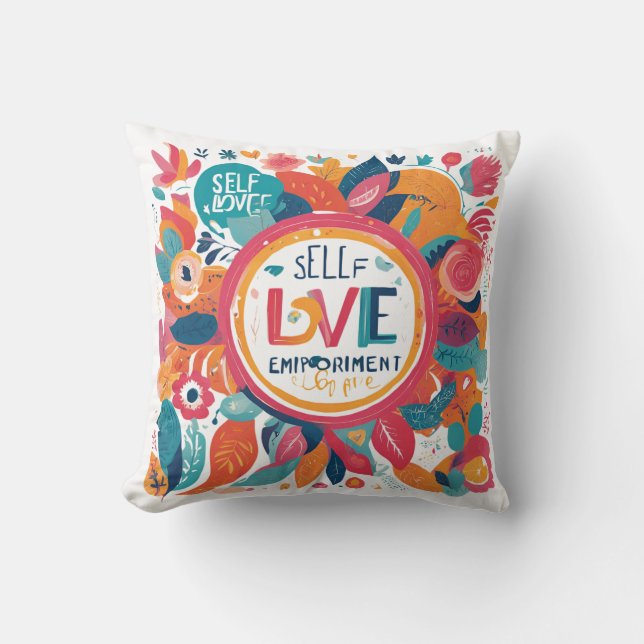 Liebe und Ermächtigung Kissen (Vorderseite)
