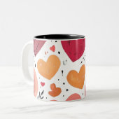 Liebe und Ermächtigung Zweifarbige Tasse (Vorderseite Links)