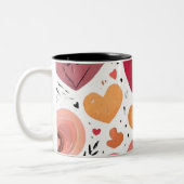 Liebe und Ermächtigung Zweifarbige Tasse (Links)