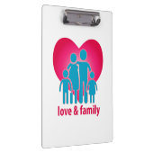 Liebe und Familie Klemmbrett (Rechts)