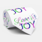 Liebe und Freude farbenfrohe Neck Tie Krawatte (Gerollt)