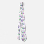 Liebe und Freude farbenfrohe Neck Tie Krawatte (Rückseite)