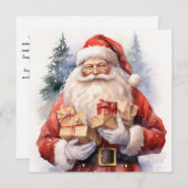 Liebe und Freude feiern: Weihnachtsmagie Feiertagskarte (Vorne/Hinten)