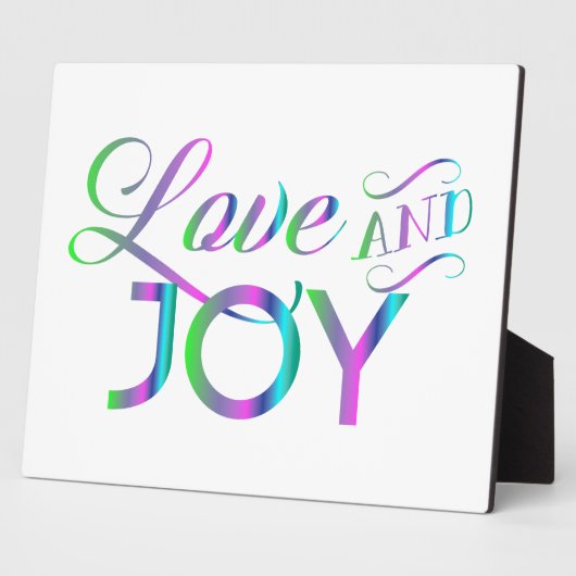 Liebe und Freude Fotoplatte (Seite)