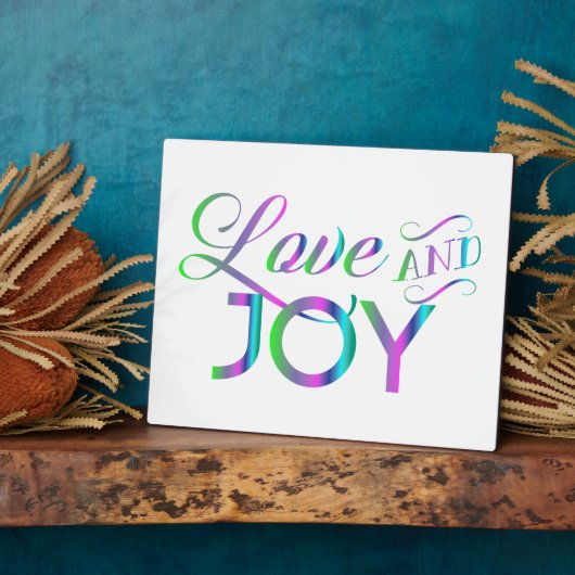 Liebe und Freude Fotoplatte (Seite)