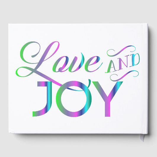 Liebe und Freude Gästebuch (Rückseite)