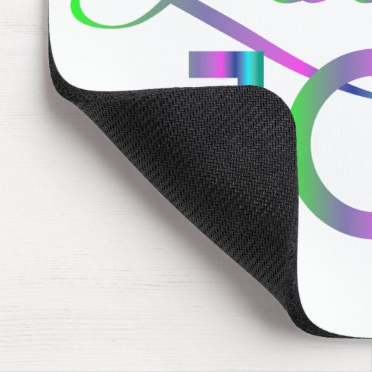 Liebe und Freude Mousepad (Ecke)