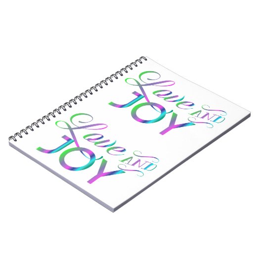 Liebe und Freude Notizblock (Linke Seite)