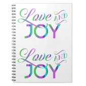 Liebe und Freude Notizblock (Vorderseite)