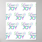 Liebe und Freude Poster (Vorne)