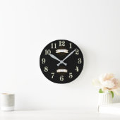 Liebe und Freude Runde Wanduhr (Zuhause)
