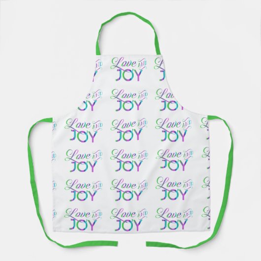 Liebe und Freude Schürze (Vorderseite)
