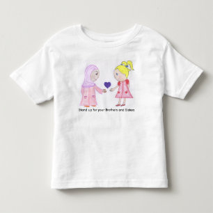 Liebe und Freundschaft heilen die Welt Kleinkind T-shirt