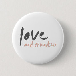 Liebe und Freundschaft | Modern Forever Friend Bes Button