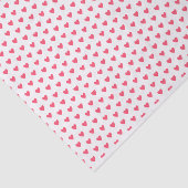 Liebe-und Freundschafts-helle rote Herzen Seidenpapier (Ausschnitt)