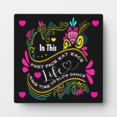 Liebe und Freundschaftsgeschenk Fotoplatte (Vorderseite)