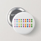 Liebe und Frieden (02) Button (Vorne & Hinten)