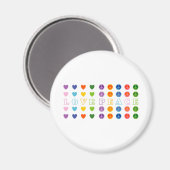 Liebe und Frieden (02) Magnet (Vorderseite/Rückseite)